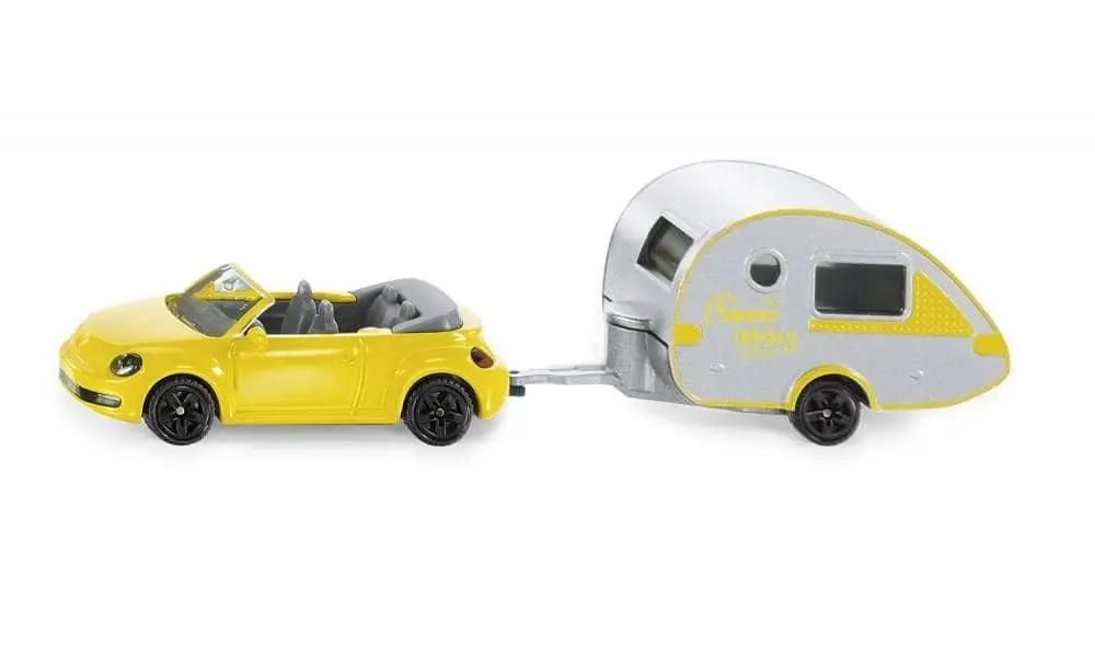 Siku - Car With Trailer Caravan Leisure  Die-Cast Model