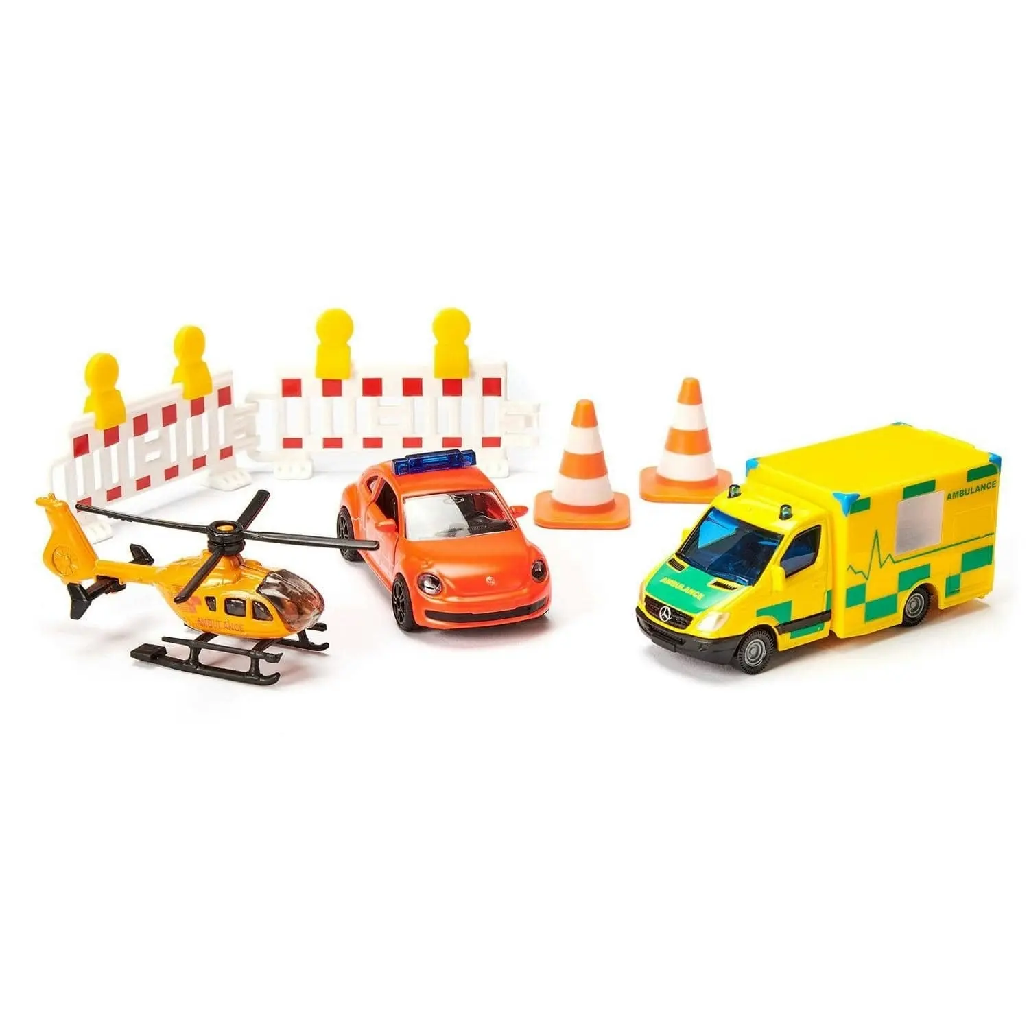 Siku - Emergency Vehicle Rescue Gift Set 3 X Vehicle Playset Includes Accessories