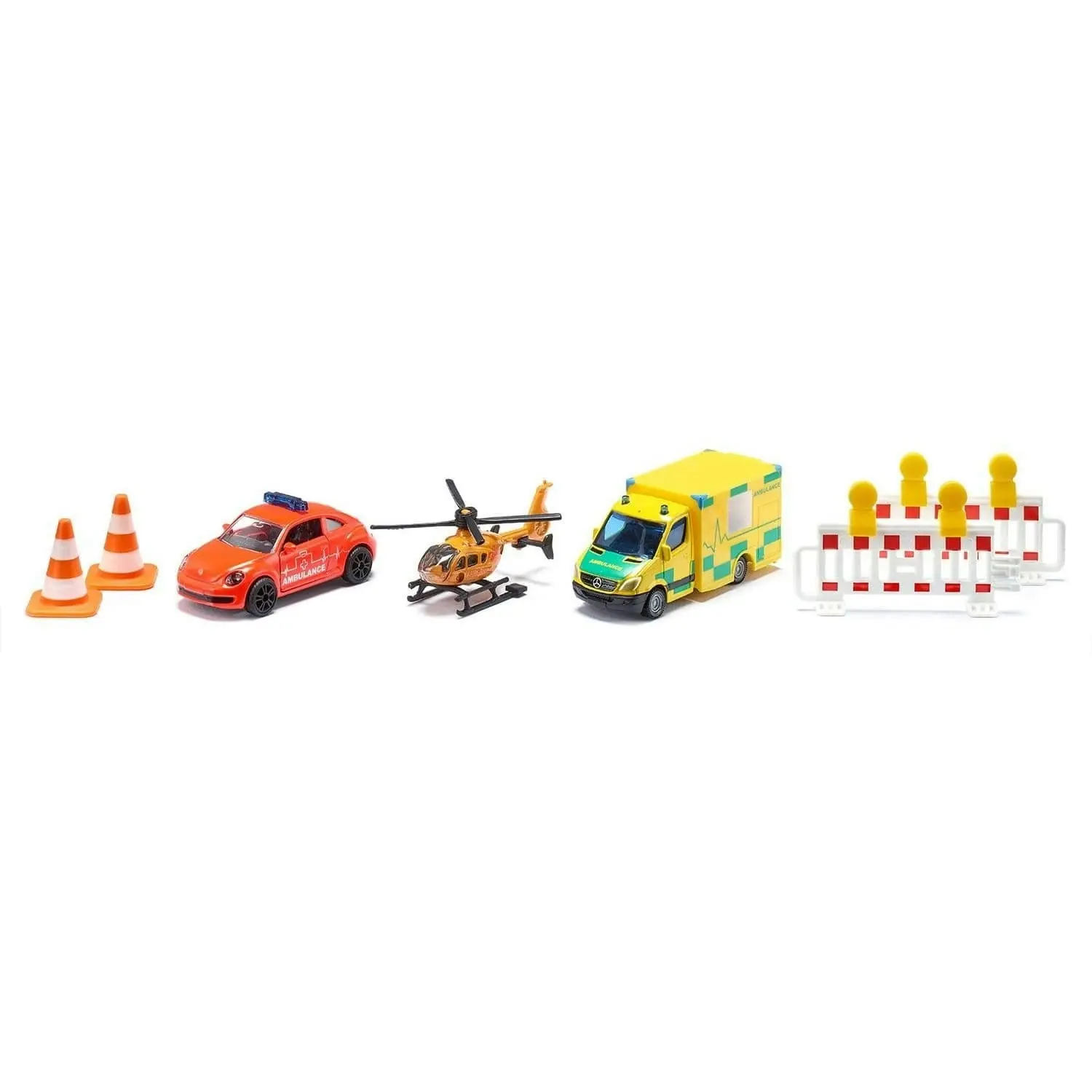 Siku - Emergency Vehicle Rescue Gift Set 3 X Vehicle Playset Includes Accessories