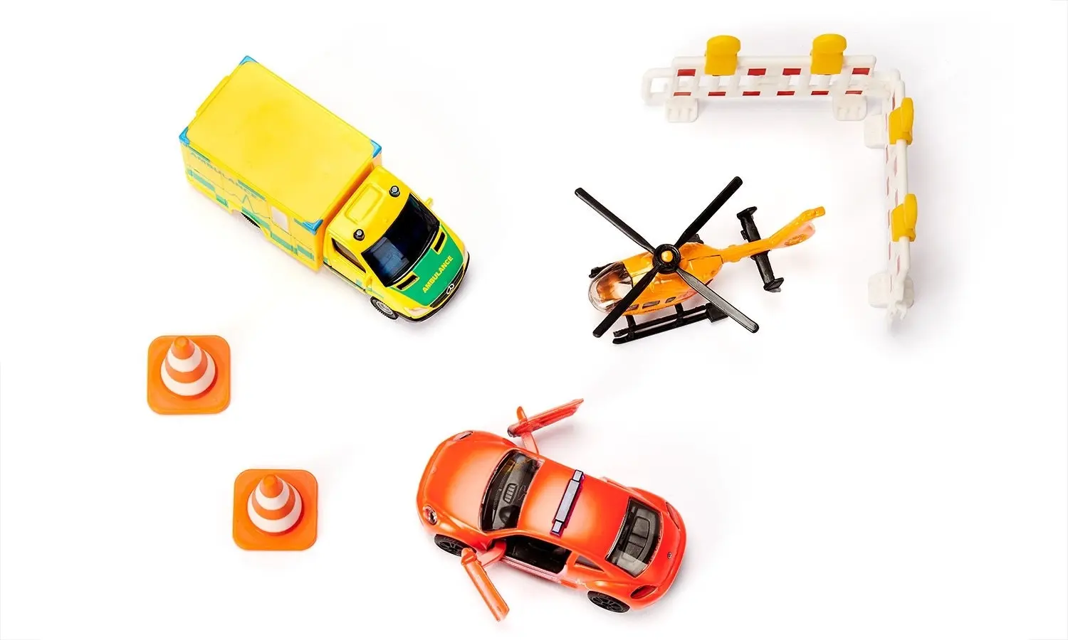 Siku - Emergency Vehicle Rescue Gift Set 3 X Vehicle Playset Includes Accessories