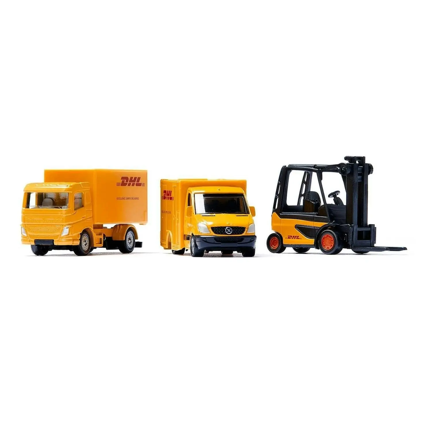 Siku - DHL Logistics 3 Vehicle And Accessories Playset