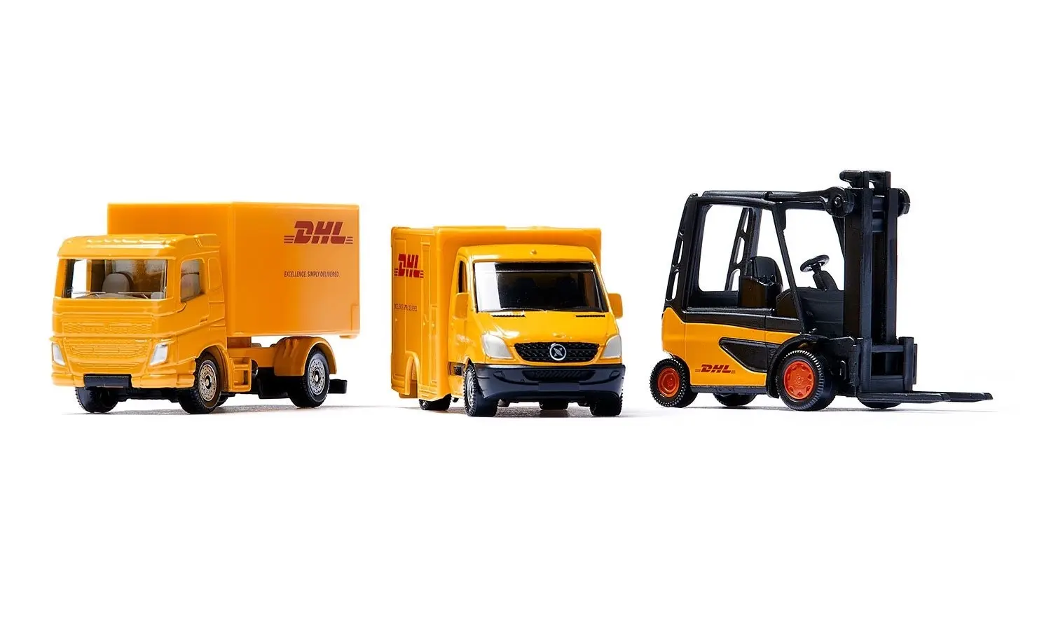 Siku - DHL Logistics 3 Vehicle And Accessories Playset