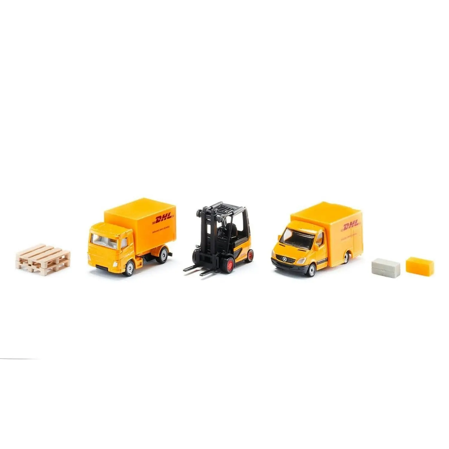 Siku - DHL Logistics 3 Vehicle And Accessories Playset