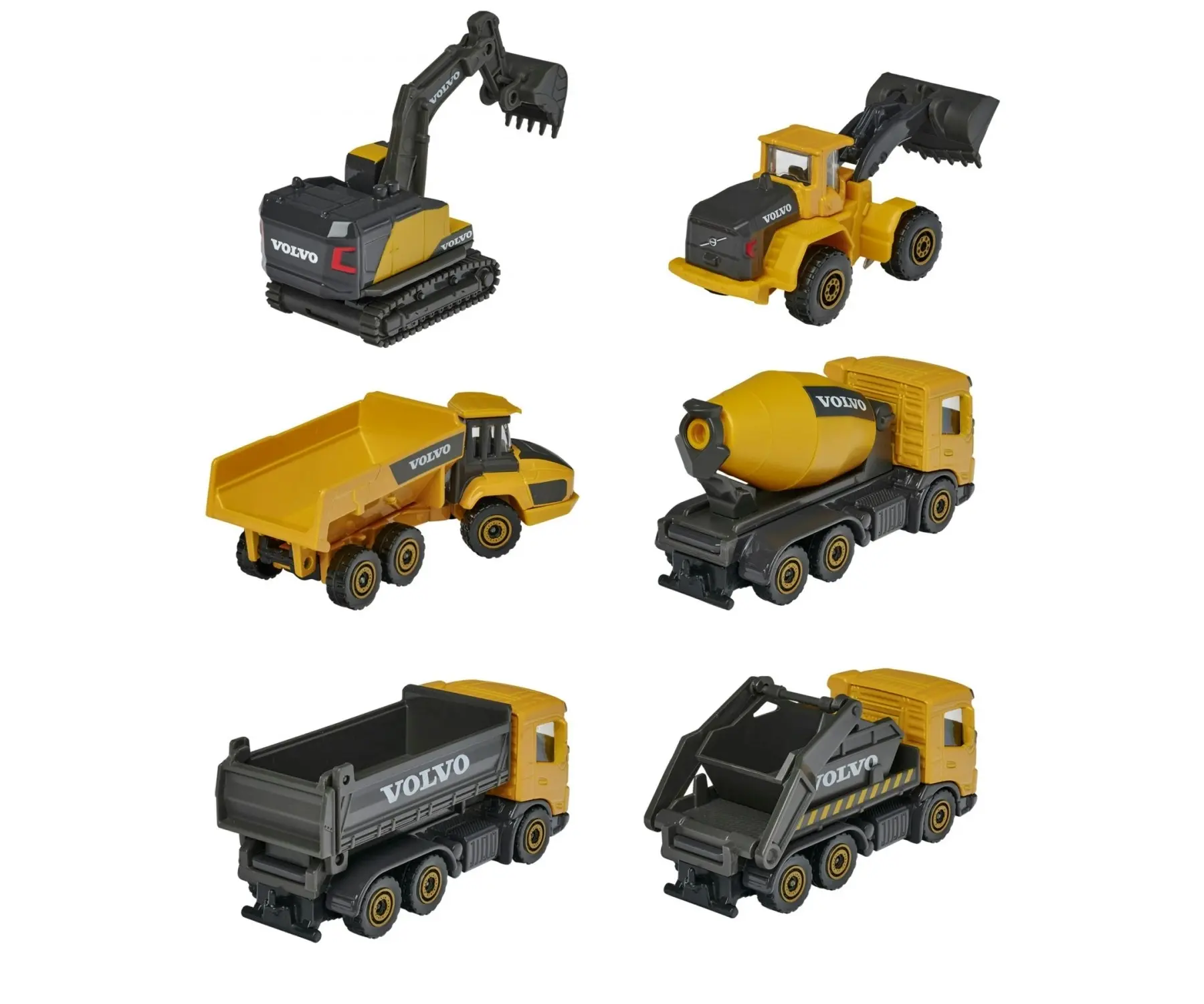 Majorette - Volvo Construction 3 Pce Set Assorted