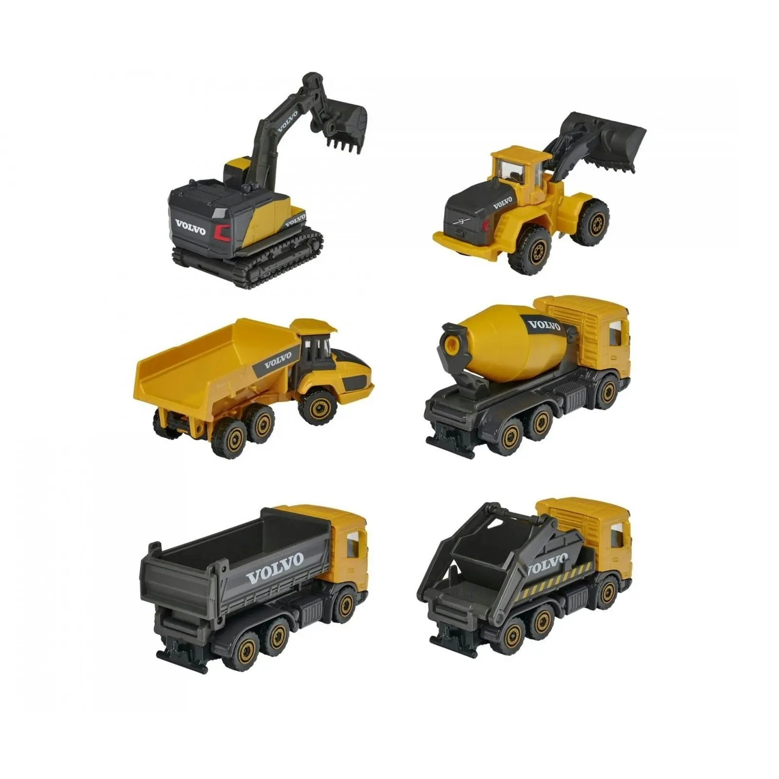 Majorette - Volvo Construction 3 Pce Set Assorted