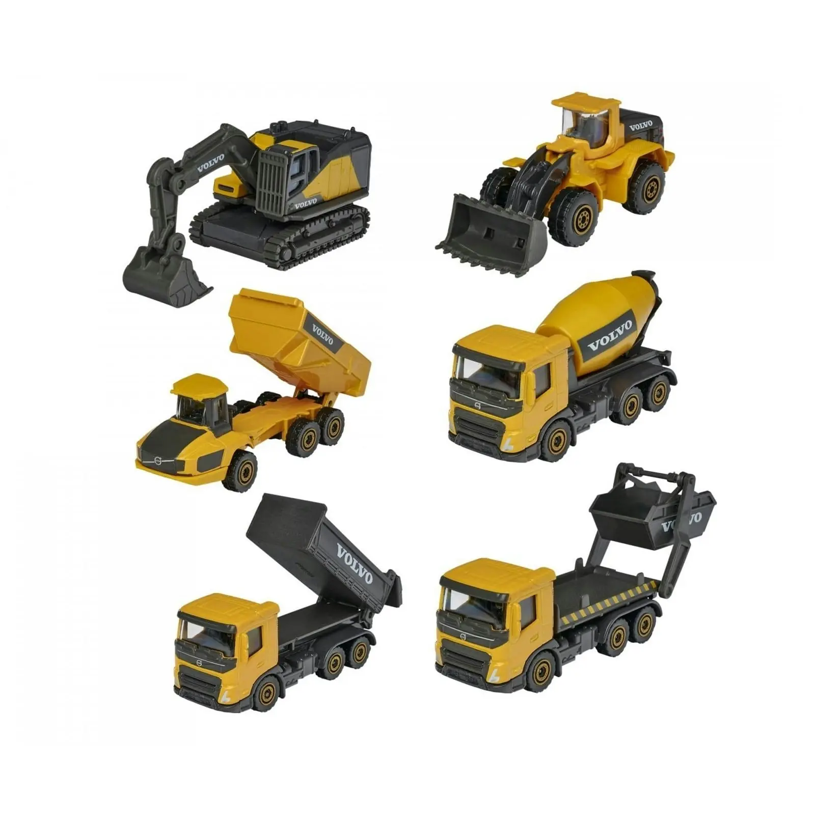 Majorette - Volvo Construction 3 Pce Set Assorted