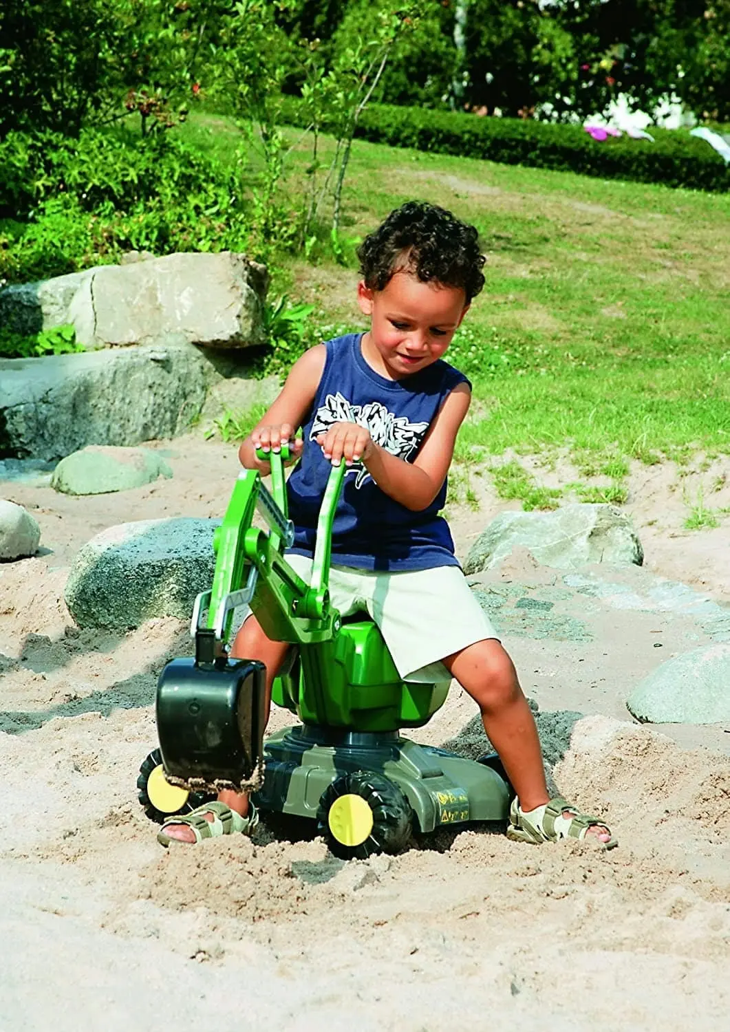 John Deere - Rolly Toys 360 Degree Ride On Construction Digger Xl