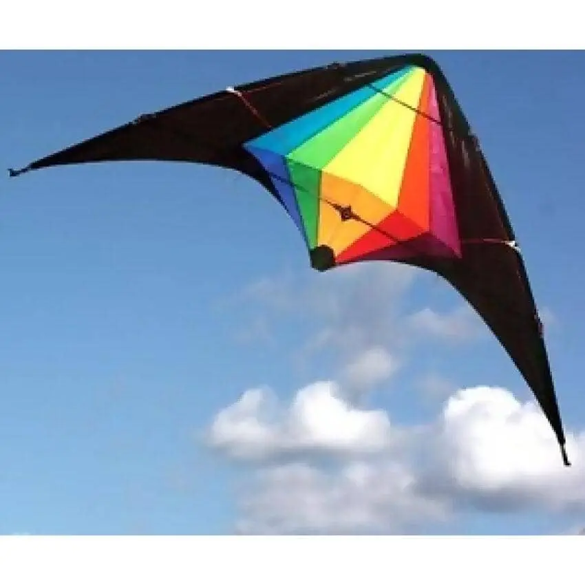 Windspeed - Black Widow Stunt Kite Dual Control - Ocean Breeze Model 7515