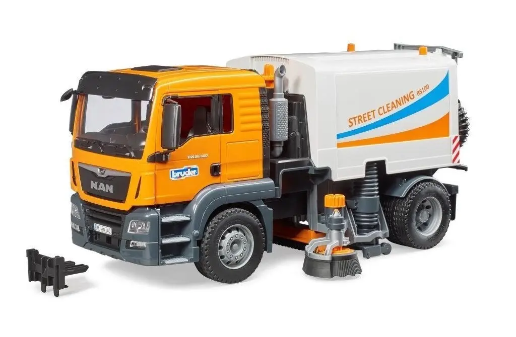 Bruder - Man Tgs Street Sweeper  1:16 Scale