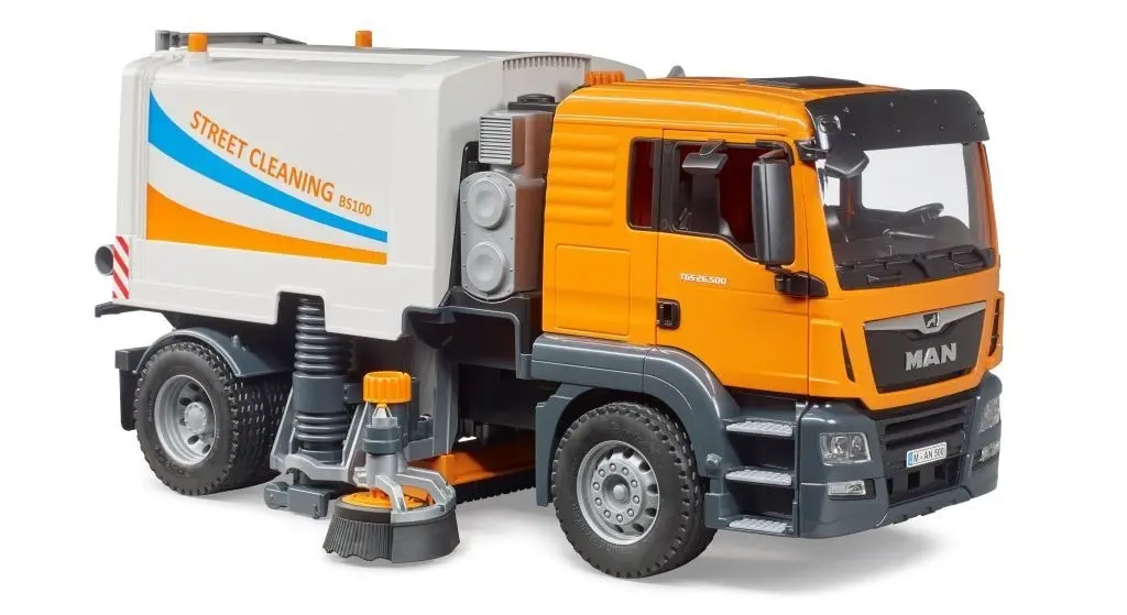 Bruder - Man Tgs Street Sweeper  1:16 Scale