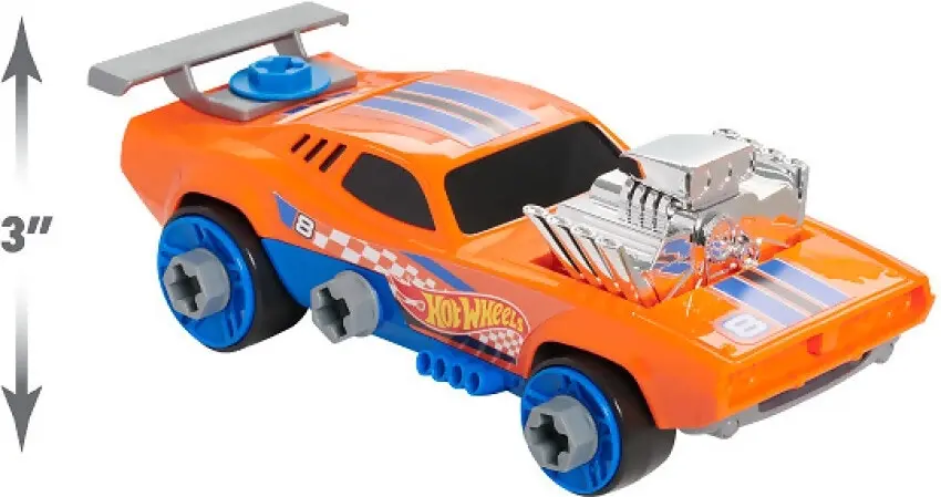 Hot Wheels - Ready To Race Orange Car Builder