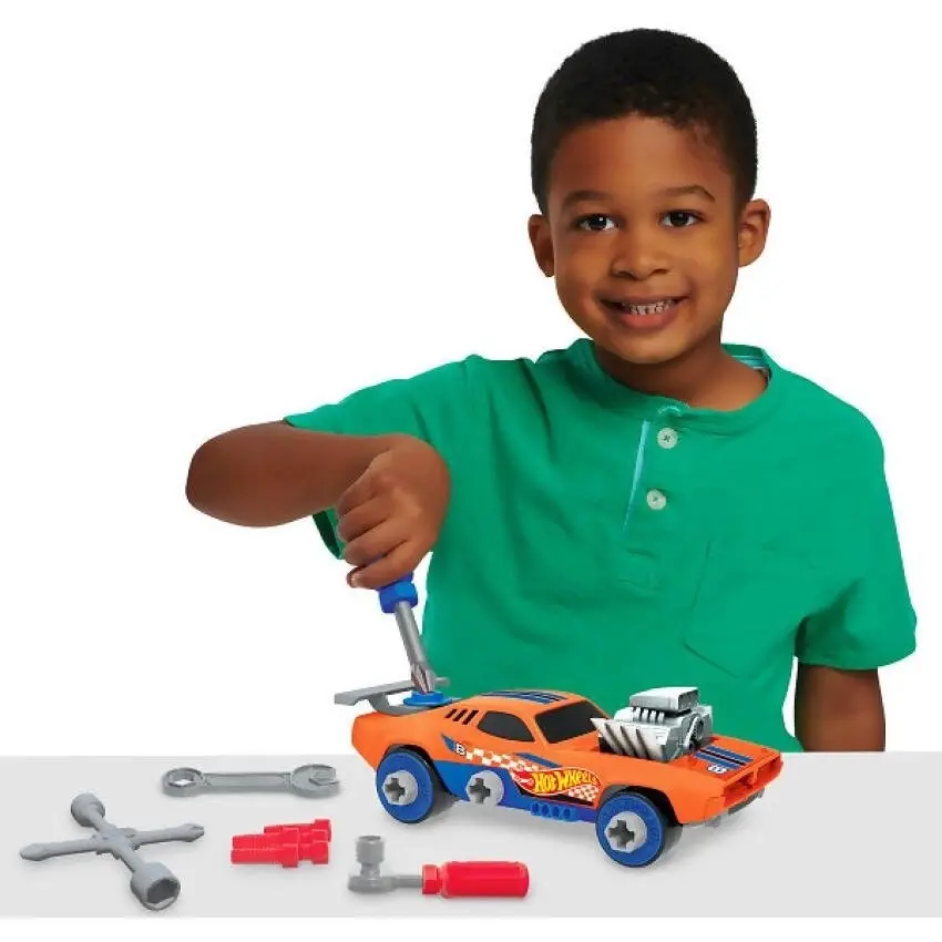 Hot Wheels - Ready To Race Orange Car Builder