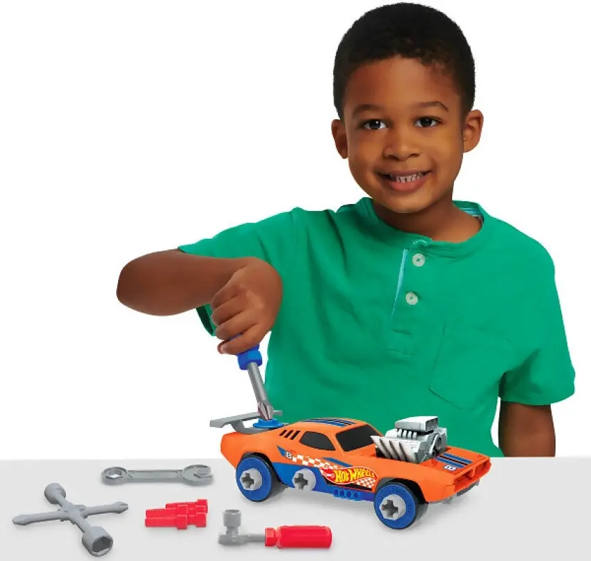 Hot Wheels - Ready To Race Orange Car Builder