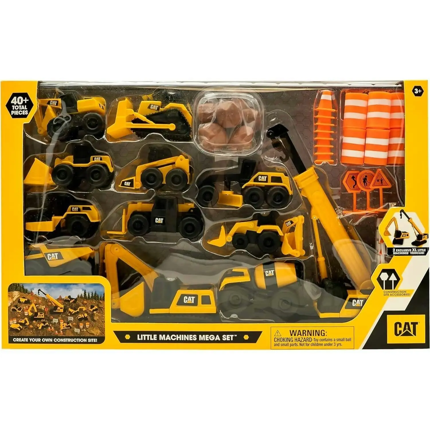 Cat - Little Machines Mega 41 Piece Set Construction Site