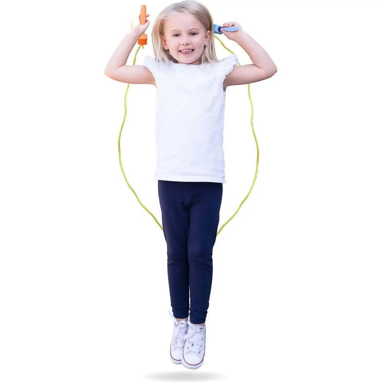 Bluey - Wooden Bluey & Bingo Skipping Rope - Jasnor