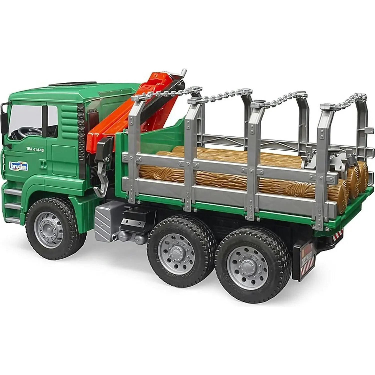 Bruder - Timber Truck With Loading Crane And 3 Logs