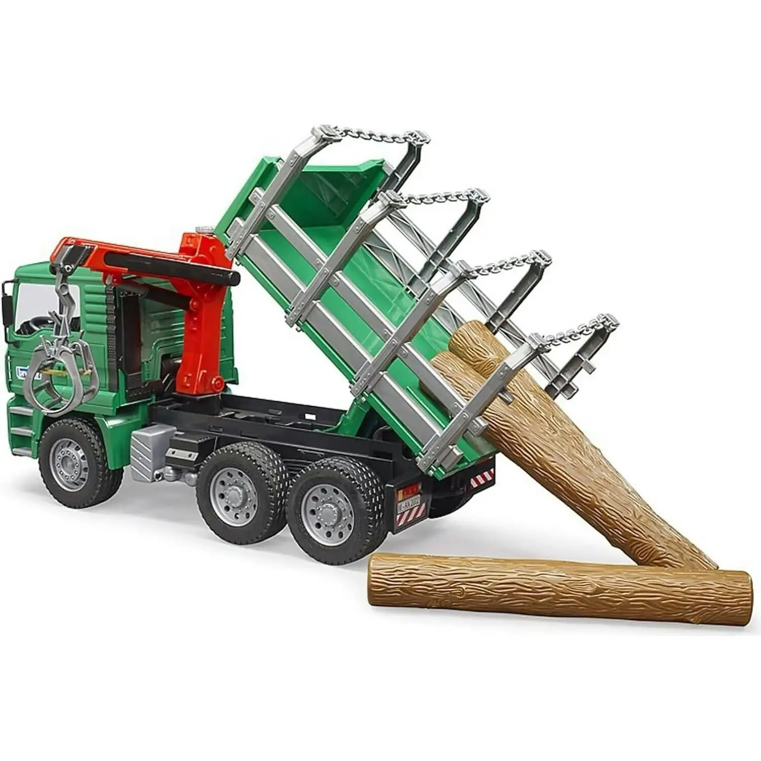 Bruder - Timber Truck With Loading Crane And 3 Logs