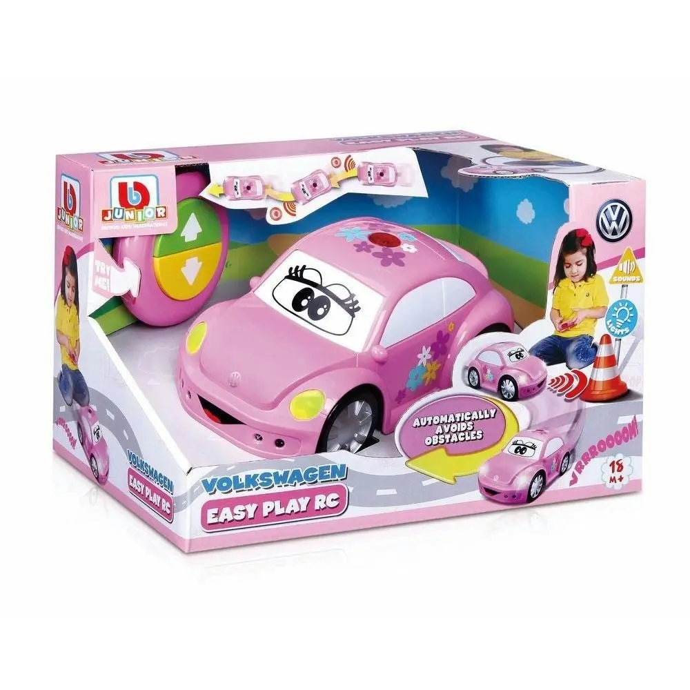 Bburago Baby Junior Easy Play Rc Beetle Volkswagen Pink