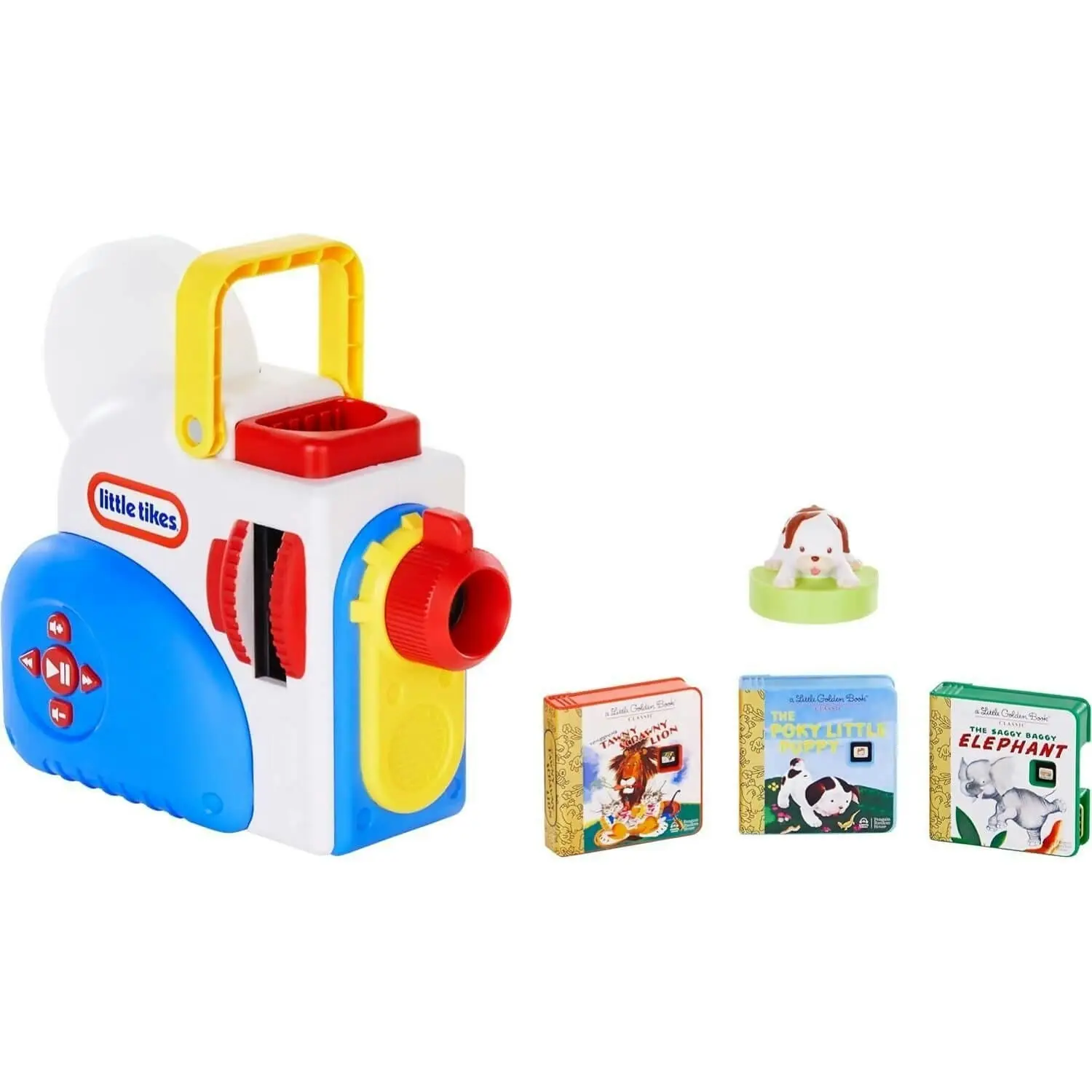 Little Tikes - Story Dream Machine With 3 Little Golden Book Stories - Light Sound And Audio Projector For Kids