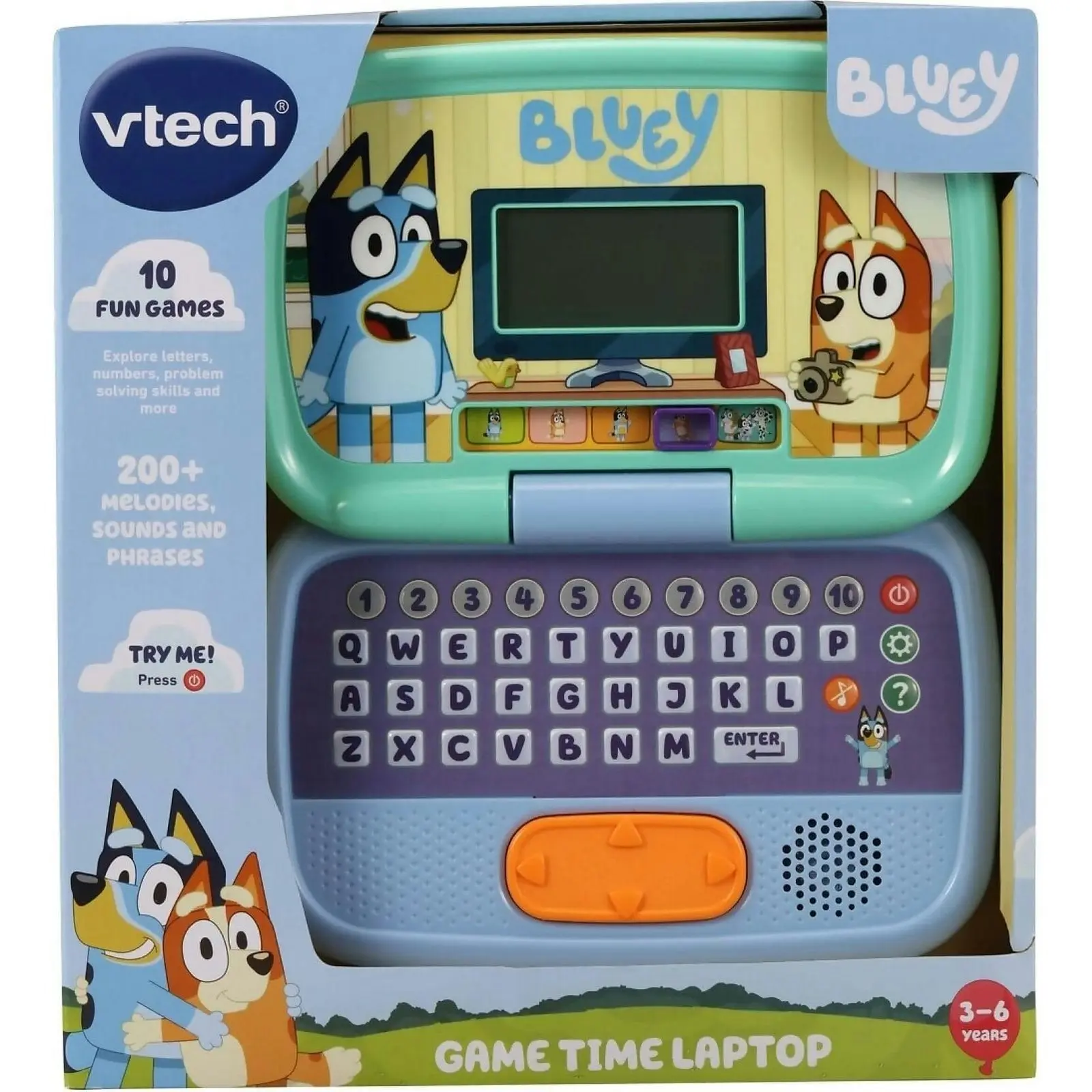 Vtech - Bluey - Game Time Laptop