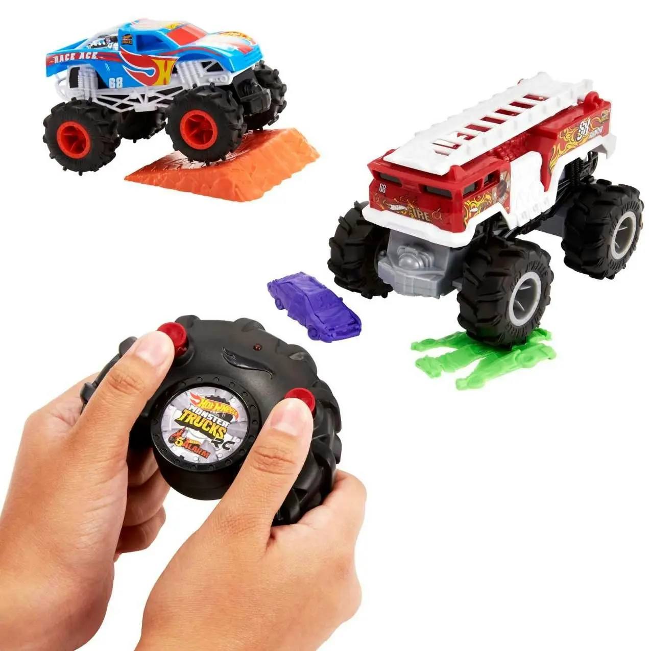 Hot Wheels® - Rc Monster Trucks Demolition Doubles Rc 2pk