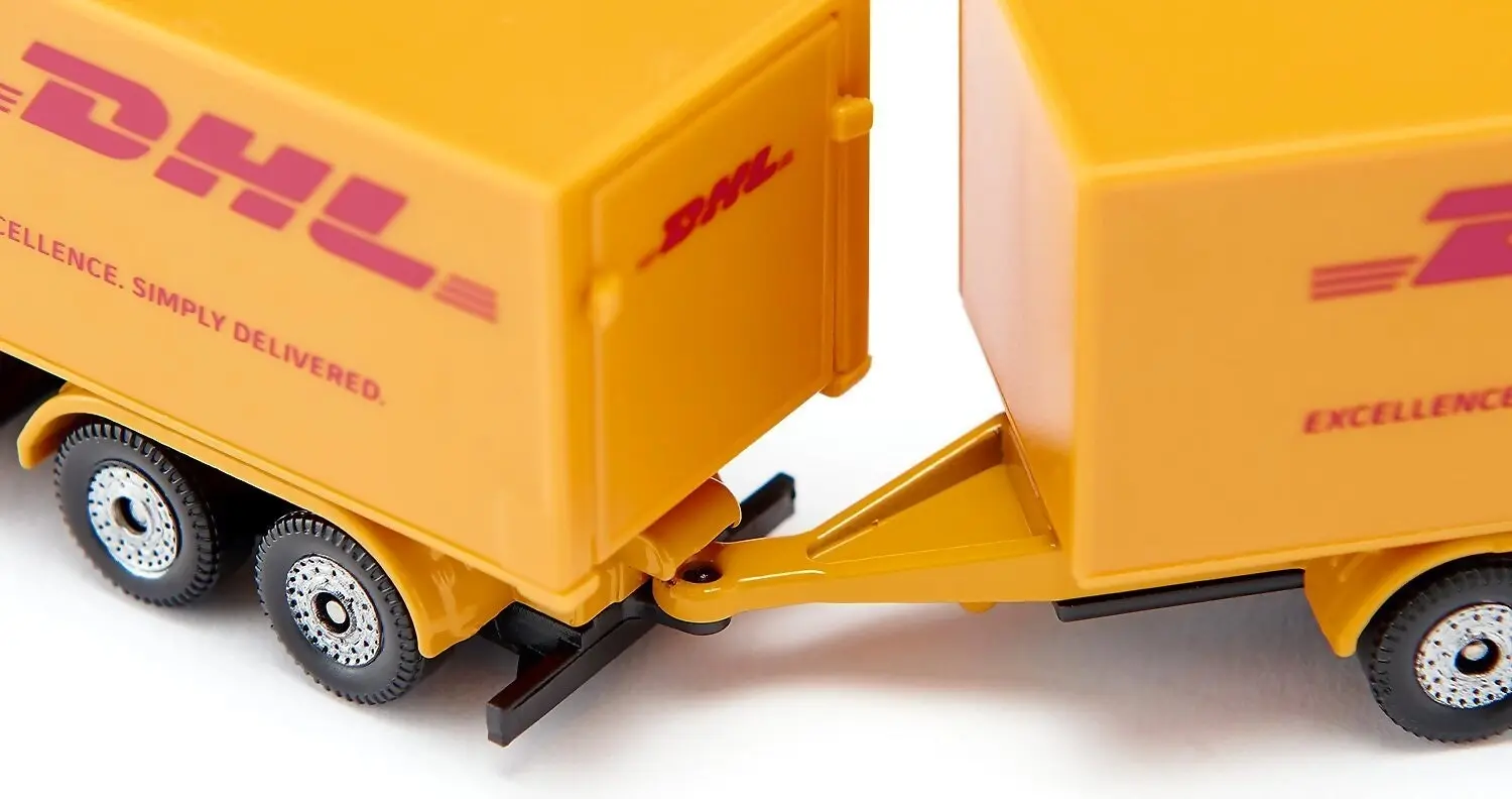 Siku - Dhl Truck With Trailer Die-Cast Model