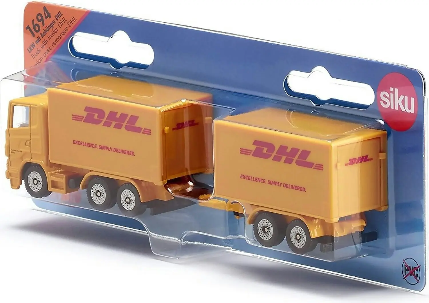 Siku - Dhl Truck With Trailer