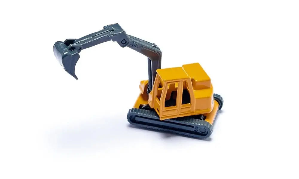 Siku - Low Loader with Excavator Die-Cast Model Construction Machinery - Model 16112 - 1:50 Scale