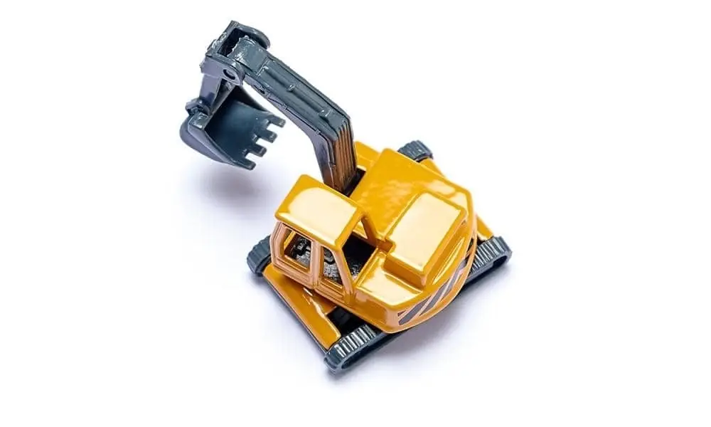 Siku - Low Loader with Excavator Die-Cast Model Construction Machinery - Model 16112 - 1:50 Scale