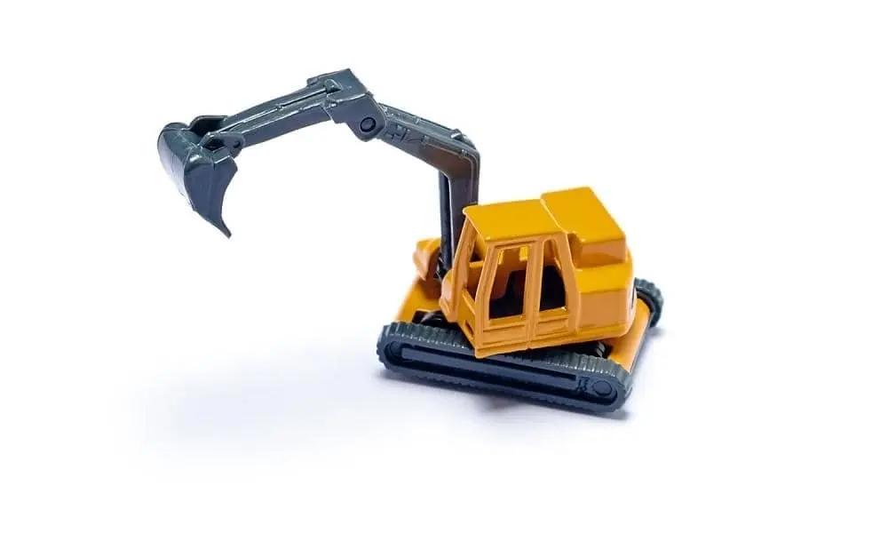 Siku - Low Loader With Excavator Transport  Load-up