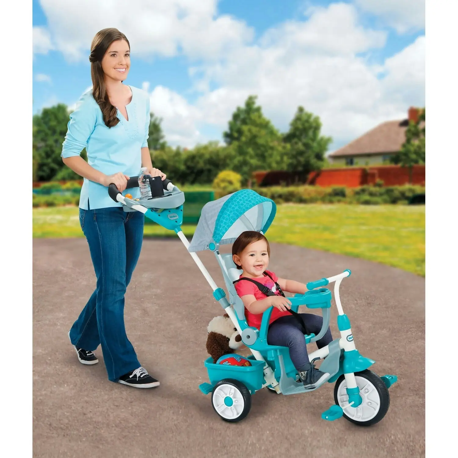 Little Tikes - Perfect Fit 4-in-1 Trike Teal