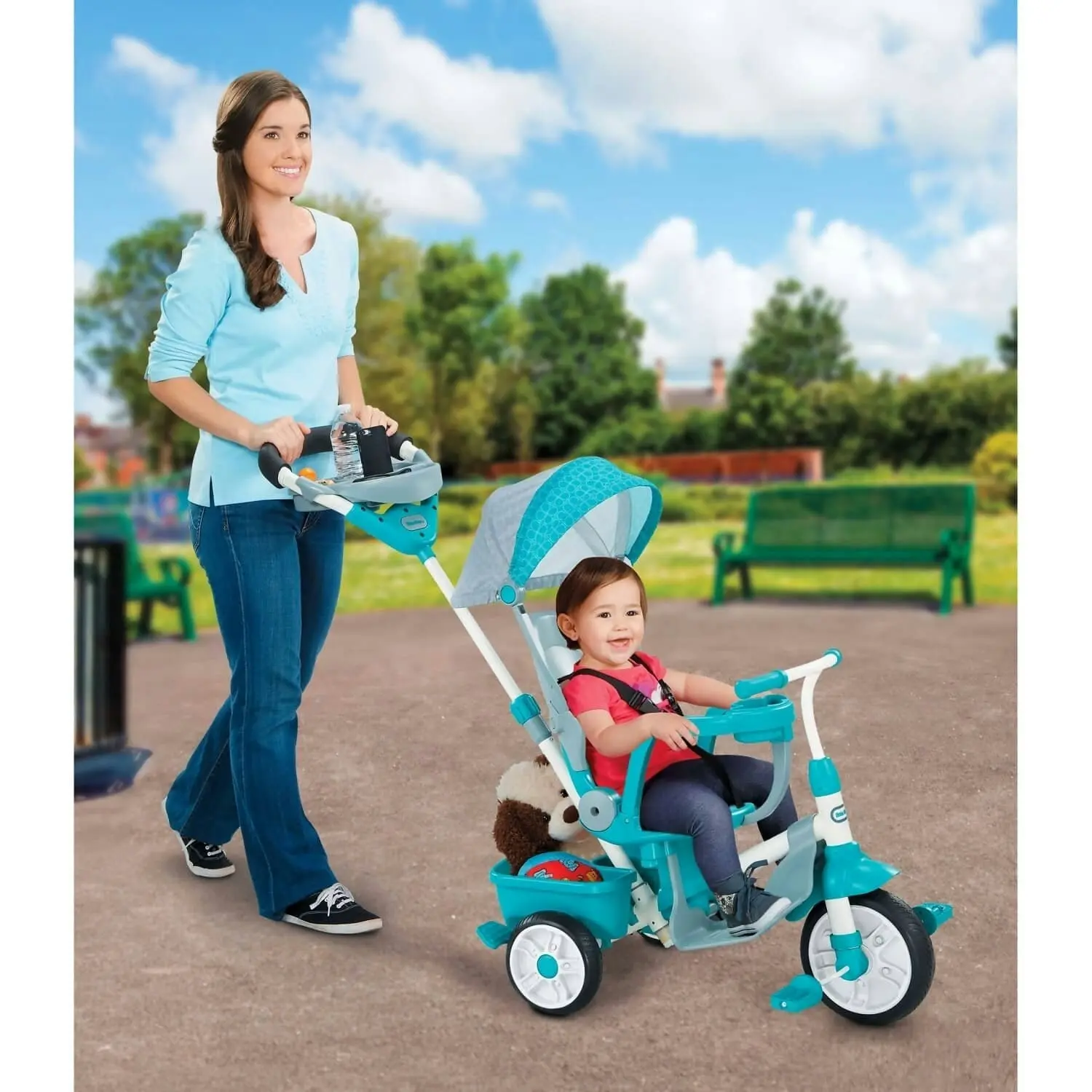 Little Tikes - Perfect Fit 4-in-1 Trike Teal