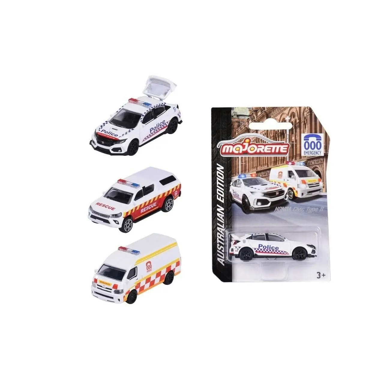 Majorette - Australian Triple Zero Emergency Vehicle  Assorted