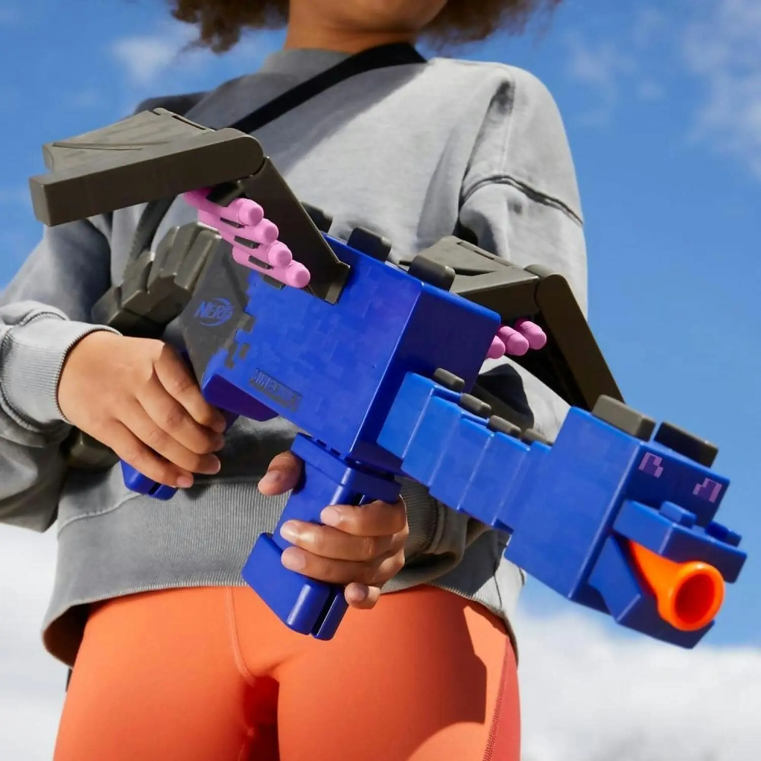 Nerf - Minecraft Ender Dragon Blaster And 12 Nerf Elite Foam Darts