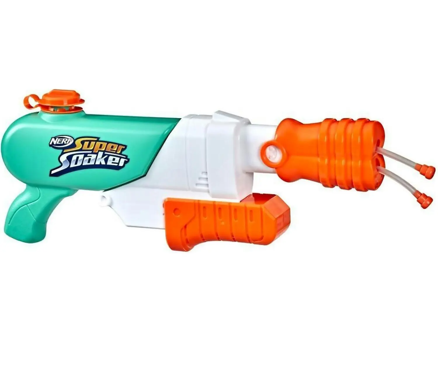 Nerf - Super Soaker Hydro Frenzy Water Blaster Wild 3-in-1 Soaking Fun Adjustable Nozzle 2 Water-launching Tubes - Hasbro