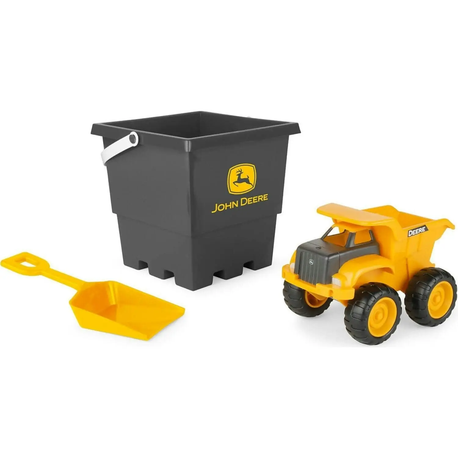 John Deere - Sandbox Toy Set With Dump Truck Bucket And Shovel - Tomy