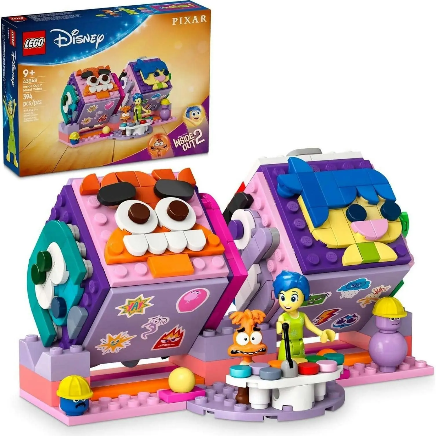 LEGO 43248 Inside Out 2 Mood Cubes - Disney