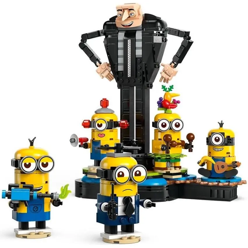 LEGO 75582 Brick-Built Gru and Minions - Despicable Me 4