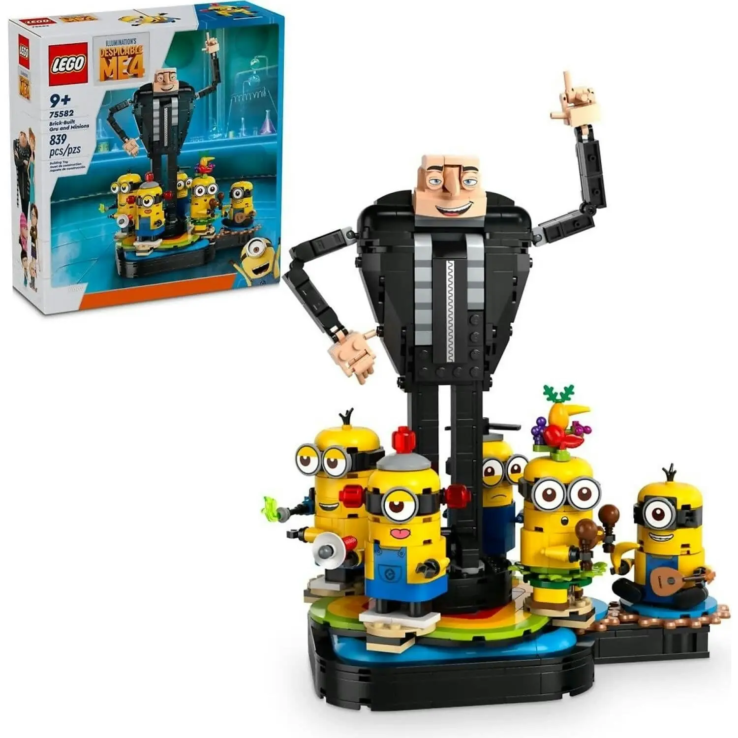 LEGO 75582 Brick-Built Gru and Minions - Despicable Me 4