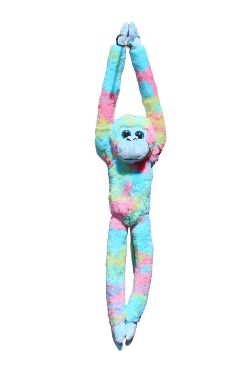 Cotton Candy - Plush Jenny Hanging Monkey Blue Multicolor