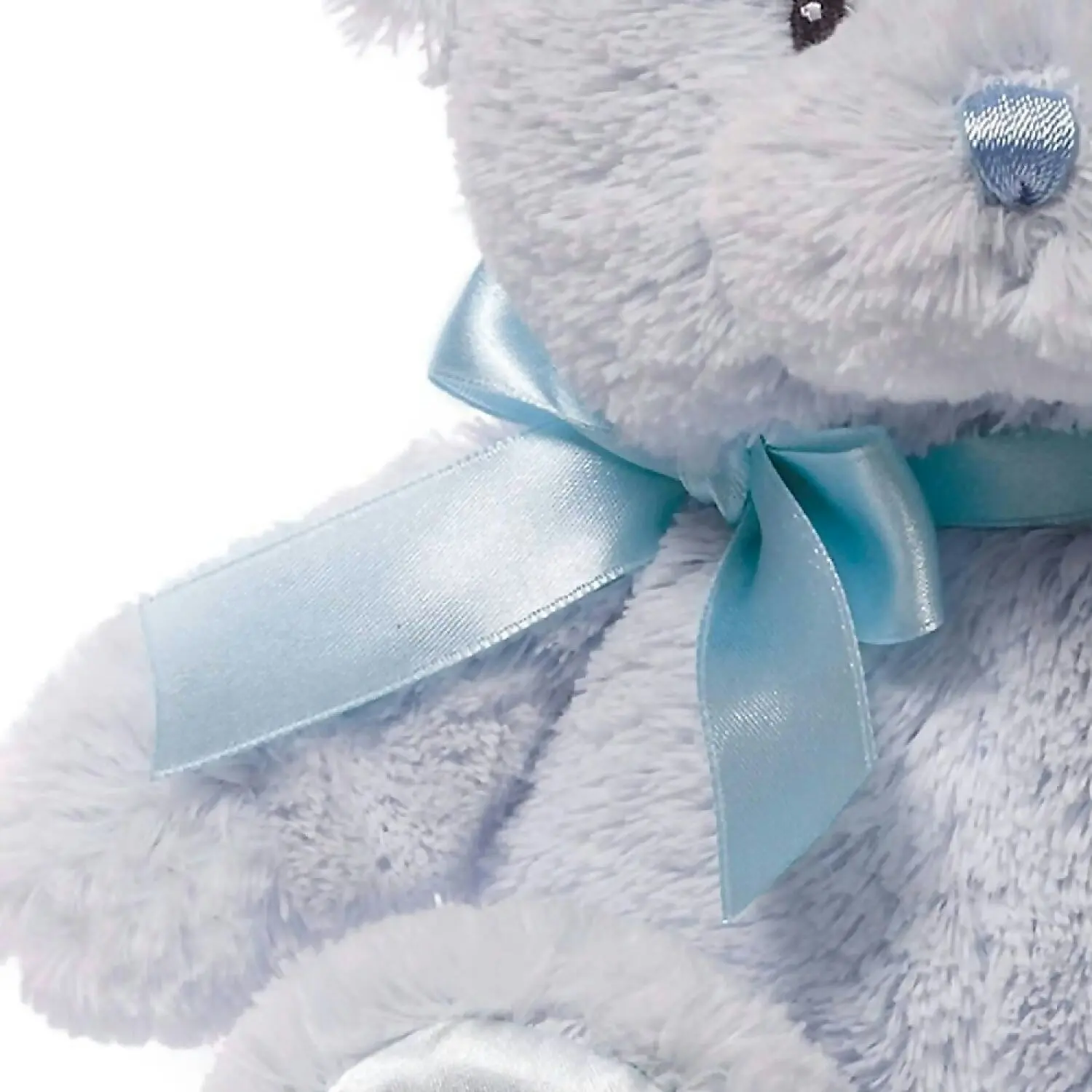 My First Teddy - Blue Plush Soft Toy Bear 25cm