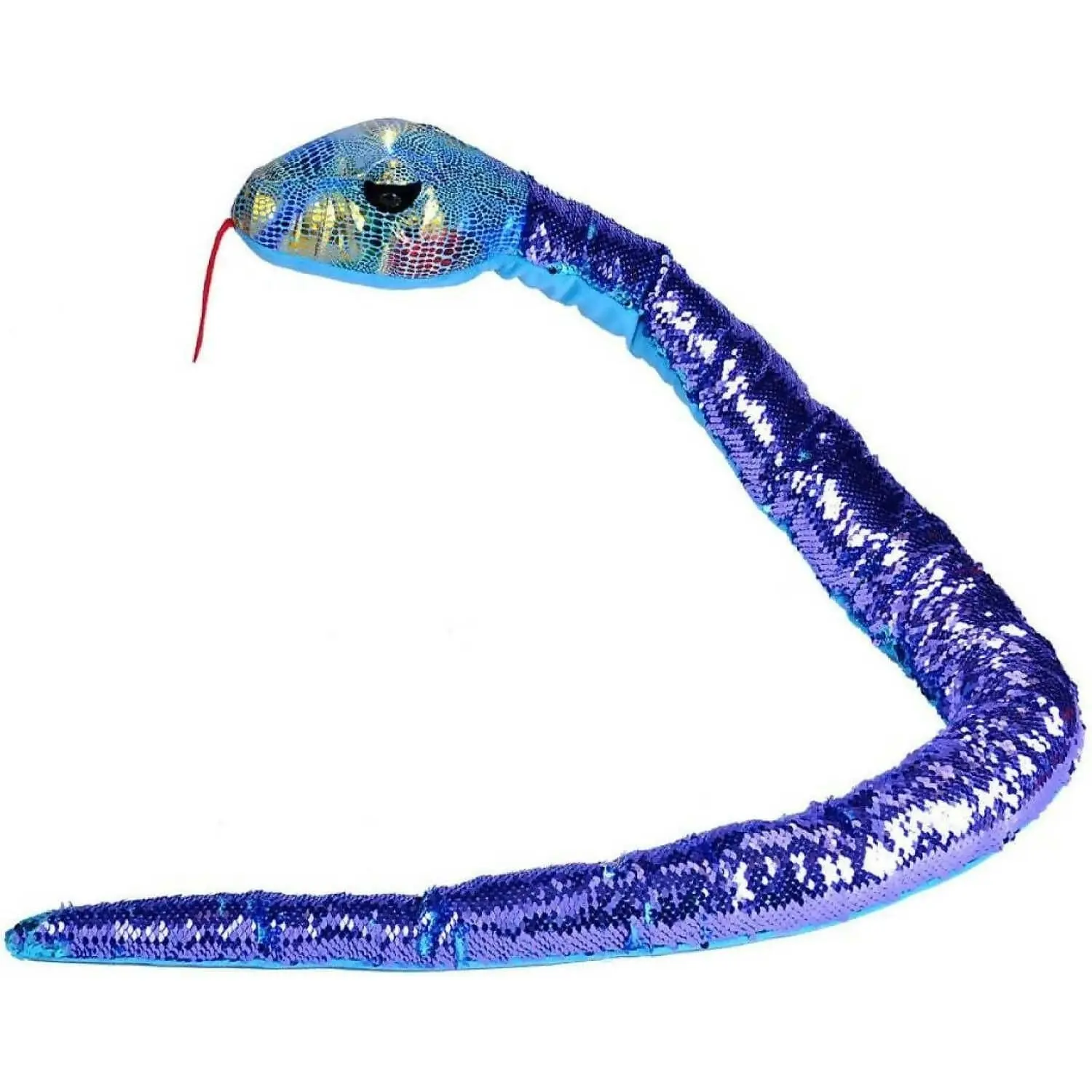 Wild Republic - Plush Snakesss Sequin Teal Purple 54-inch