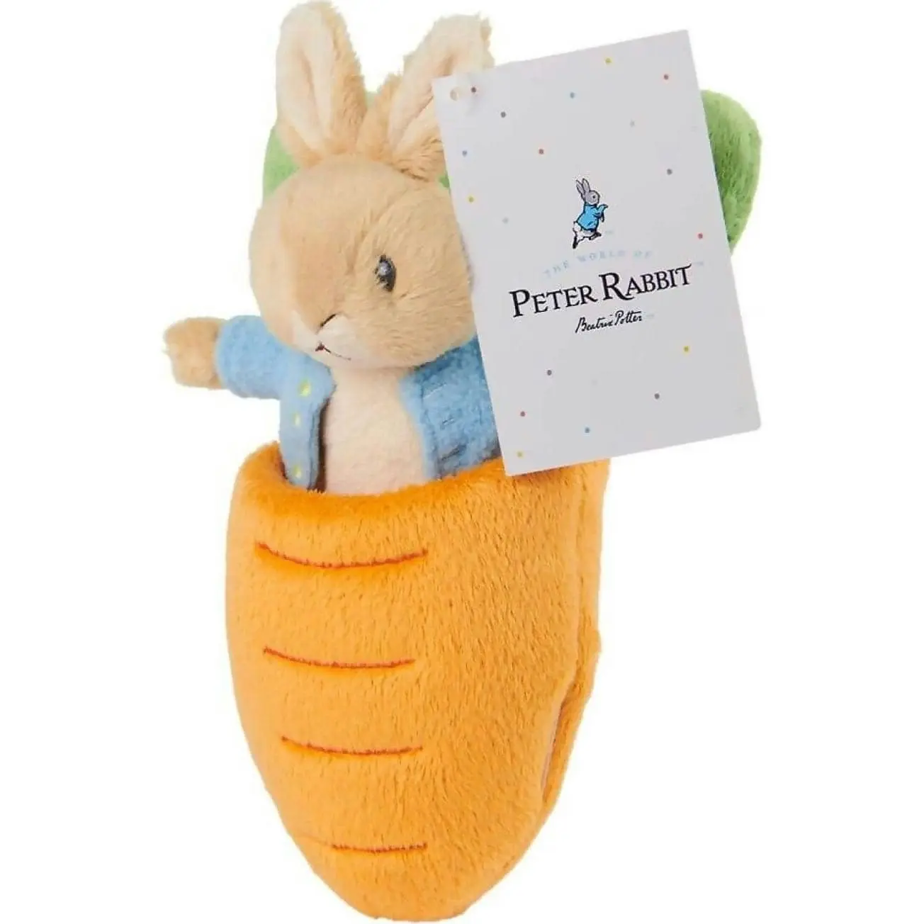 Beatrix Potter - Peter Rabbit Mini Plush & Carrot - Jasnor