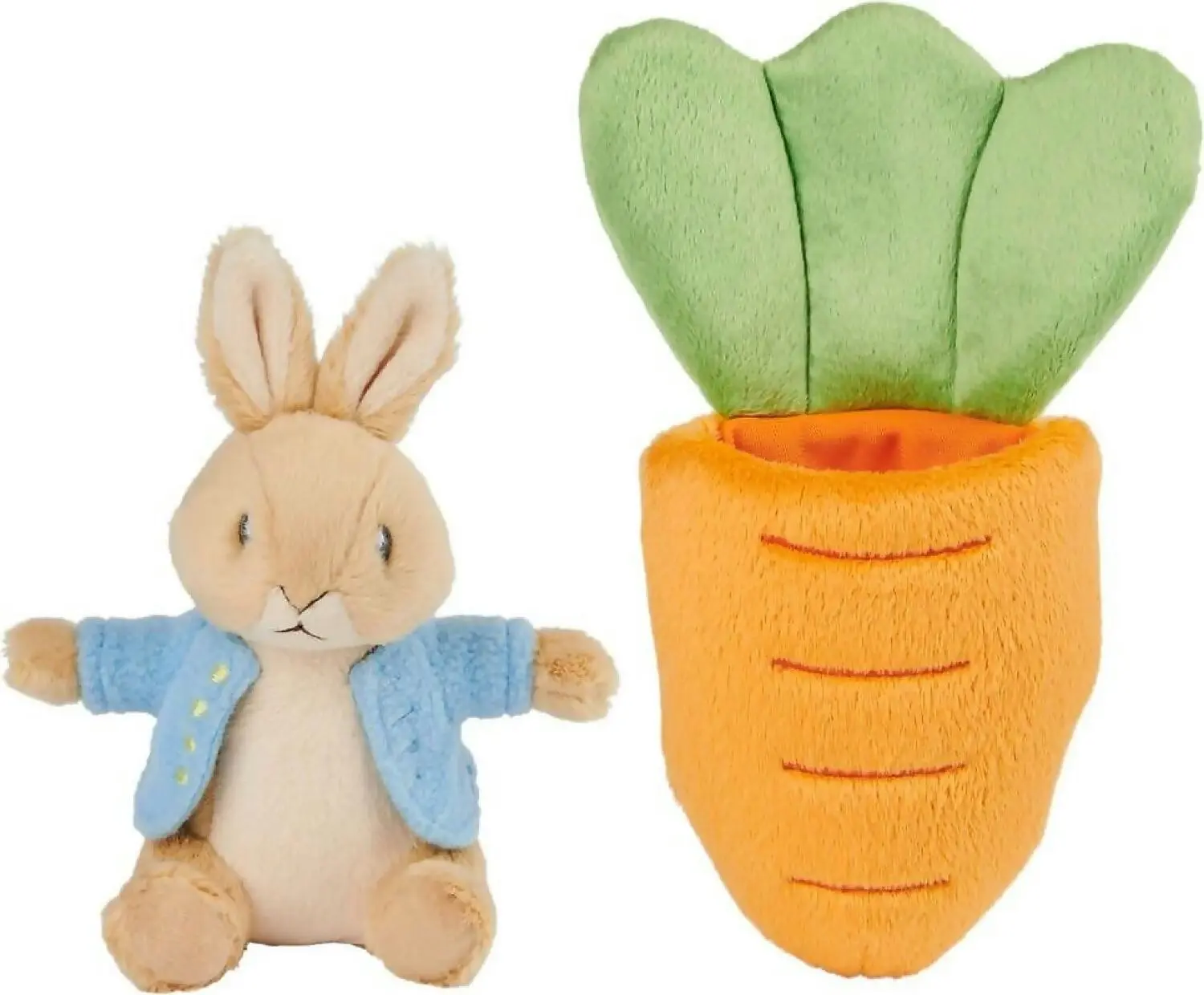 Beatrix Potter - Peter Rabbit Mini Plush & Carrot - Jasnor