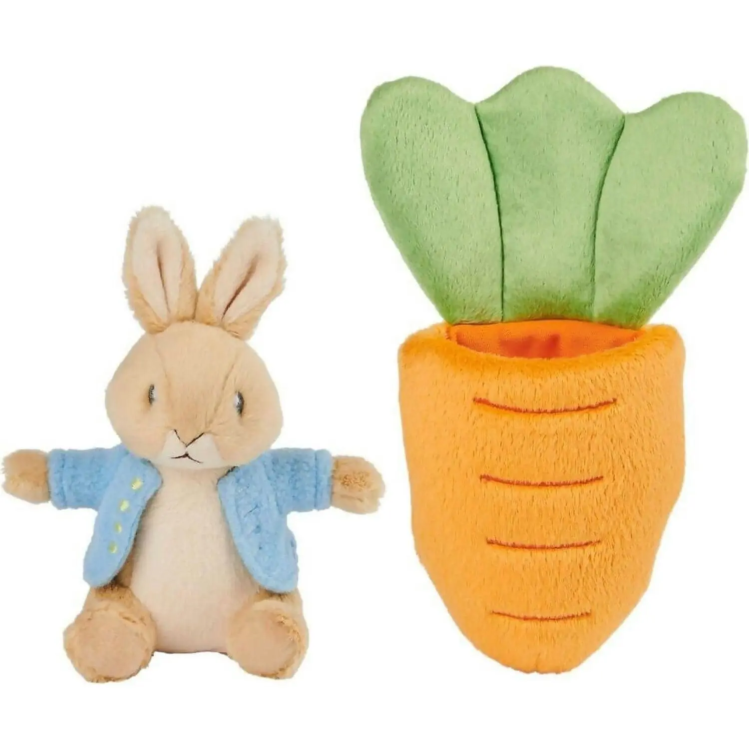 Beatrix Potter - Peter Rabbit Mini Plush & Carrot - Jasnor