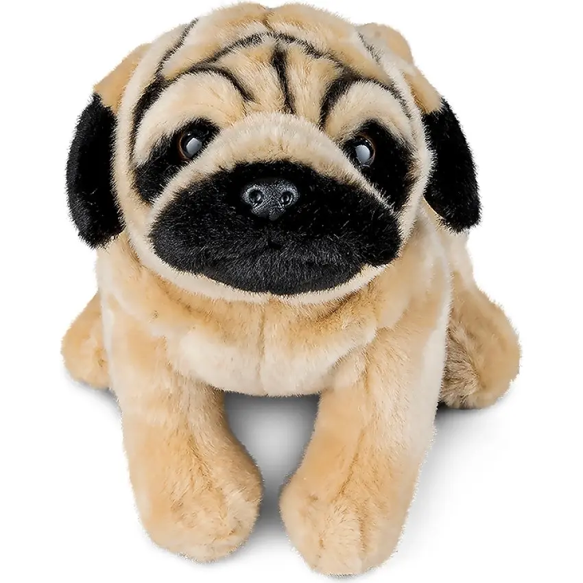 Living Nature - Pug 19cm Plush