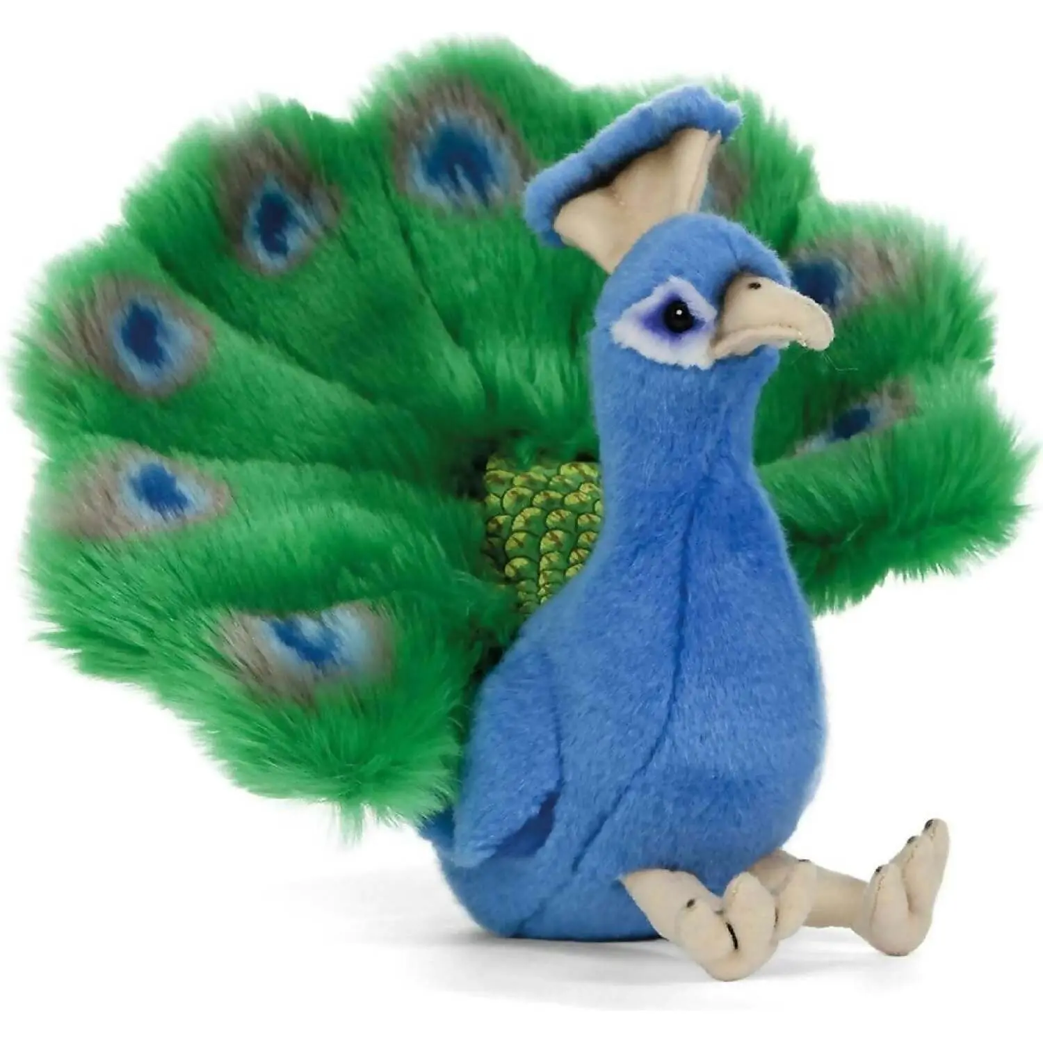 Living Nature - Plush Peacock 20cm Plush