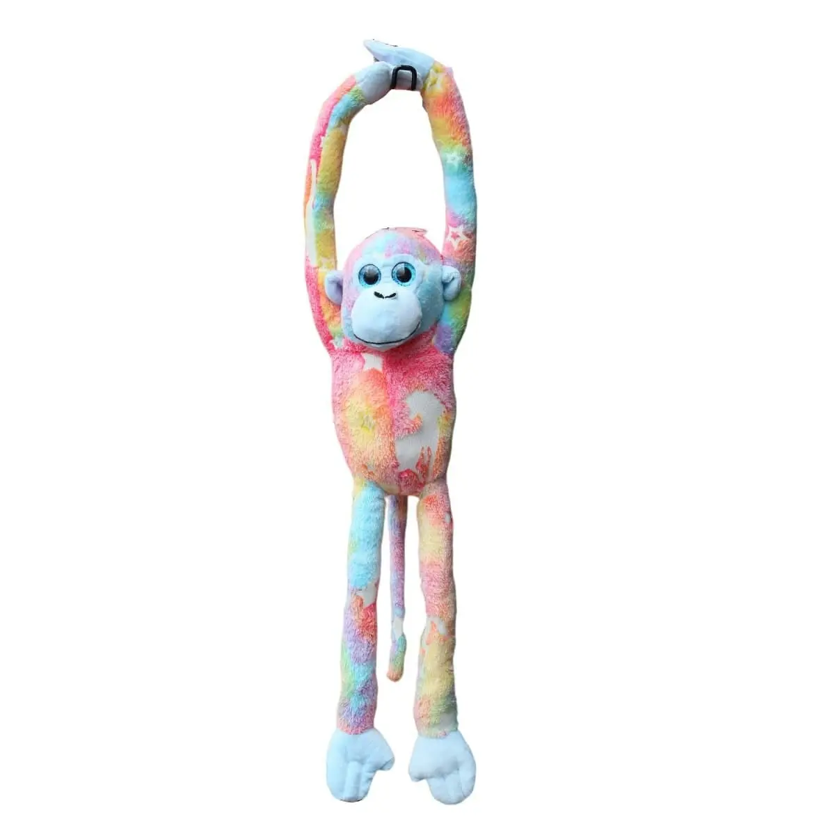 Cotton Candy - Plush Krysty Hanging Monkey Pastel Multi Glow In The Dark