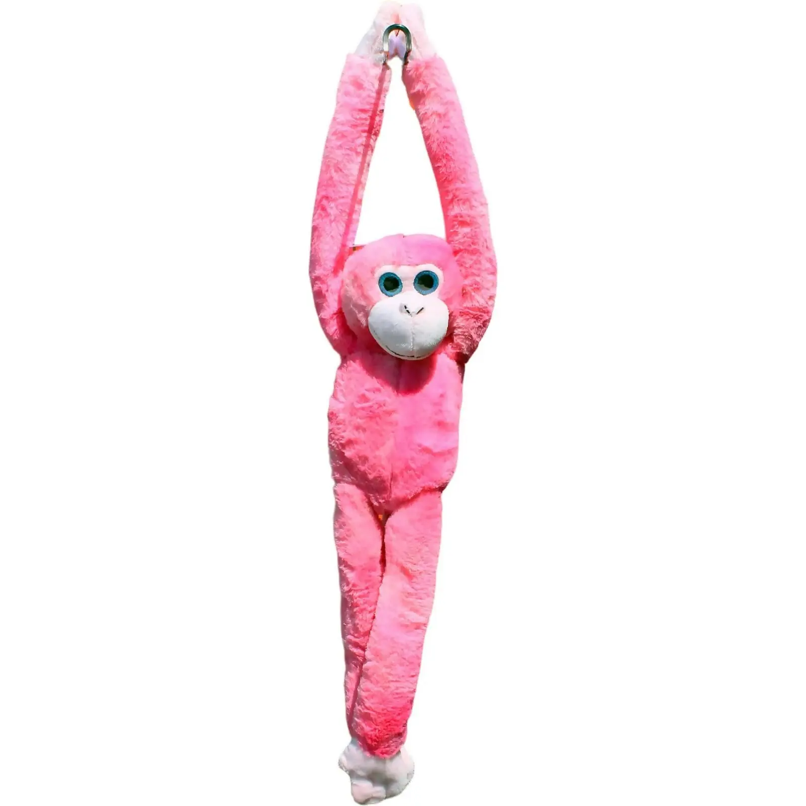 Cotton Candy - Plush Kim Hanging Monkey Pink