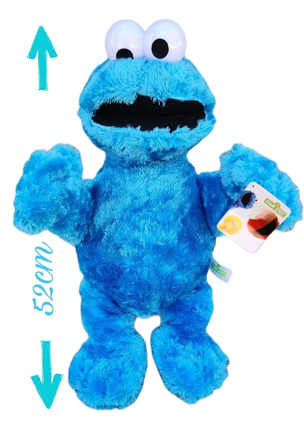 Sesame Street - Cookie Monster 52cm Plush - Jasnor